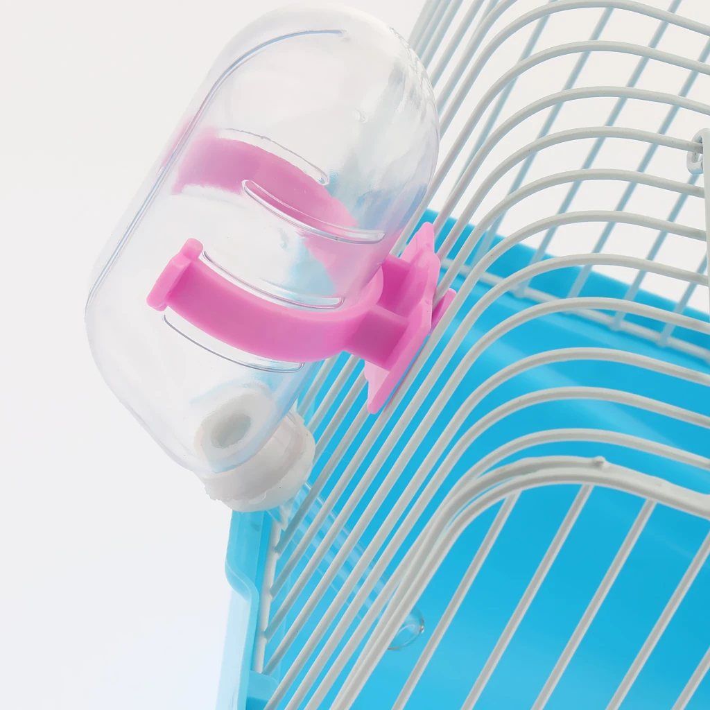 Контейнер для хомяка мыши туалета клетки транспортировки ванной с колесиком