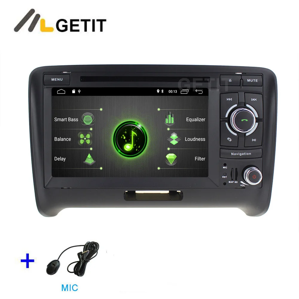 DSP 2G-RAM 16G-ROM DSP 64G PX6 Android 9 автомобильный DVD видео стерео радиоплеер gps навигация для AUDI TT MK2(2006 - Цвет: DSP 2G-RAM 16G-ROM