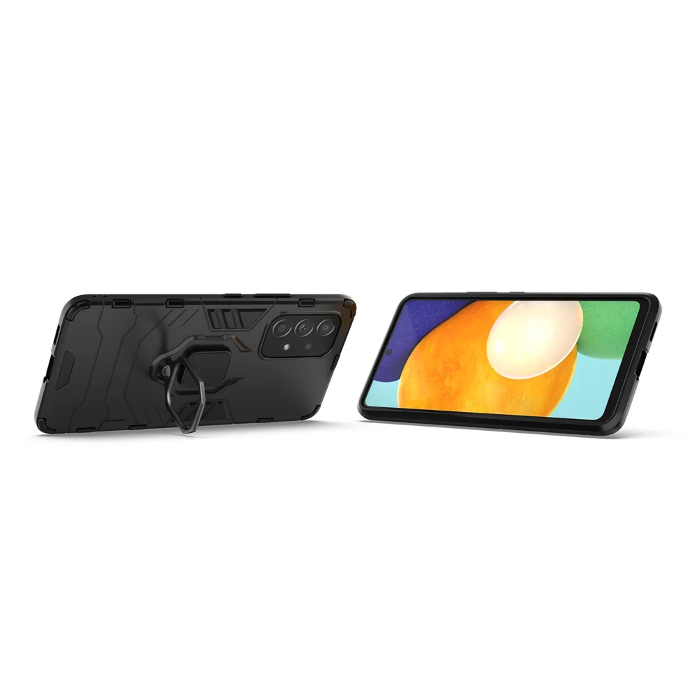 For Samsung Galaxy A53 5G Luxury Ring Back Cover Stand Armor ShockProof Case A 53 SamsungA53 Phone | Мобильные телефоны и