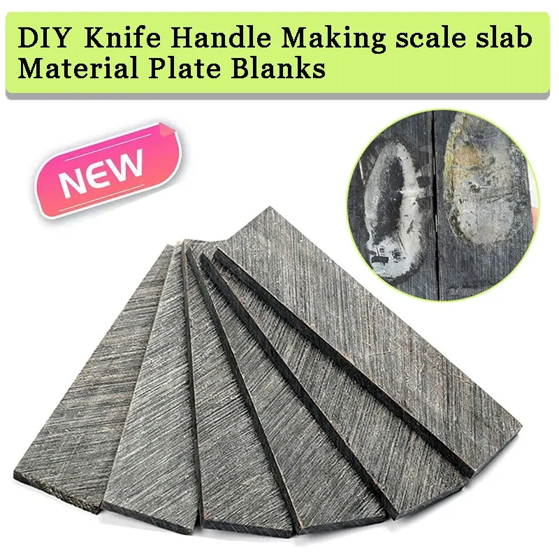 2 шт. натуральный черный буйвола рог НОЖ ВЕСЫ DIY ножей делая ручка Материал|Наборы