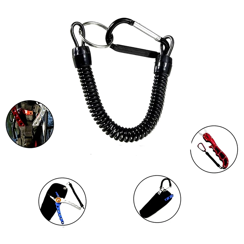 1 шт. рыболовные канаты Lanyards катание на байдарках Кемпинг безопасные ручки для губ приманка для рыбы инструменты рыболовный аксессуар карабин