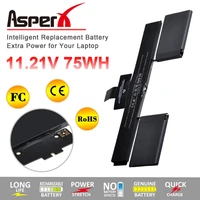 asperx 1pc 11 21v 6600mah a1437 laptop battery bateria replacement parts for apple macbook pro 13 13 3 retina a1425 late a1437
