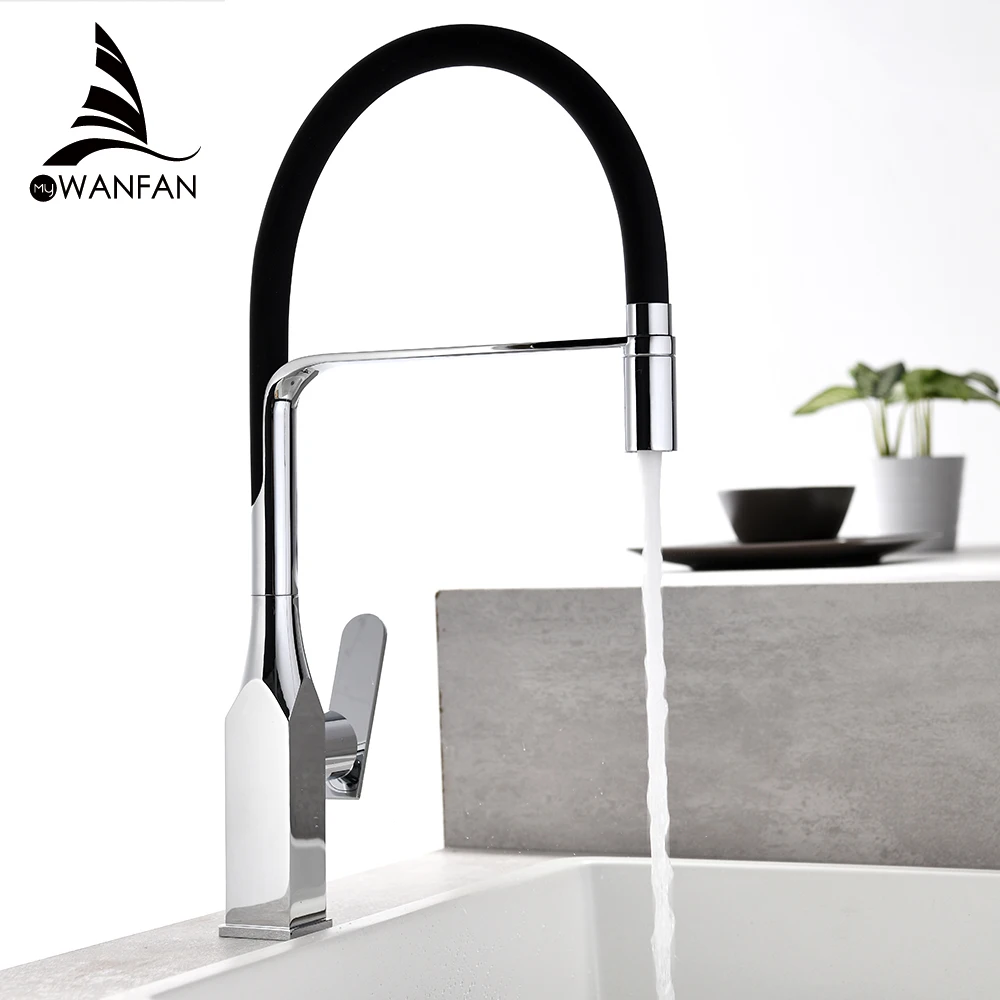 

Kitchen Faucets Matte Black Kitchen Sink Crane Deck Mounted Pull Down Sprayer Nozzle Torneira De Cozinha Mixer Water Taps 8830