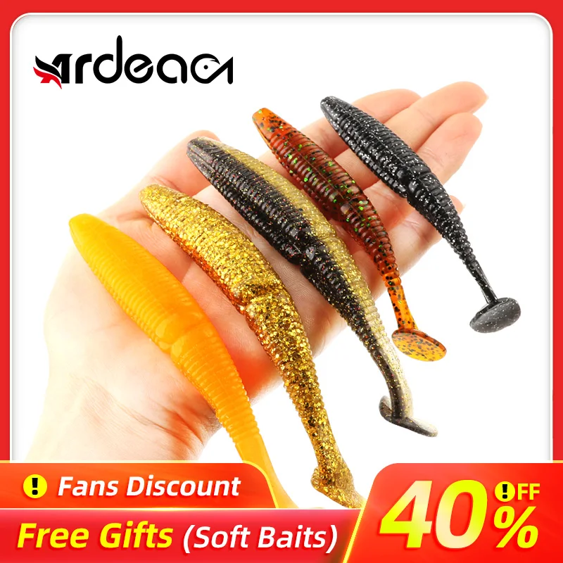 

Ardea Soft Lures 95mm/113mm/133mm Worm Silicone Bait jigging Swimbait Wobblers Curly Baitfishing Artificial Bass Fishing Tackle