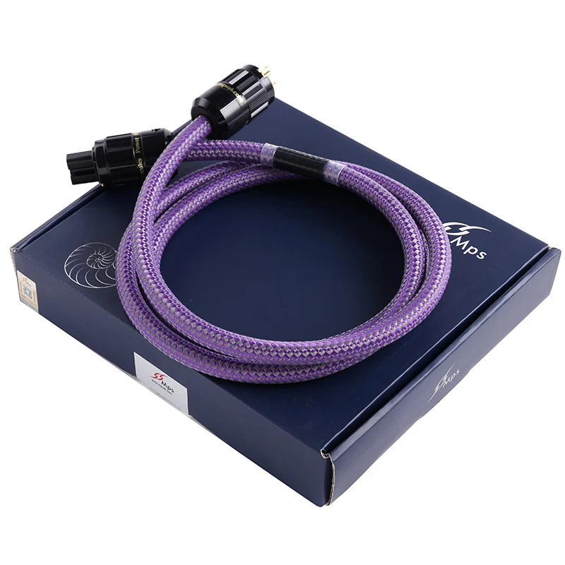 HiFi MPS SGP-148AC 99.9999% OCC 24K Gold Plated c13 US Power Cord Cable speaker audio CD amplifier DAC cable | Электроника