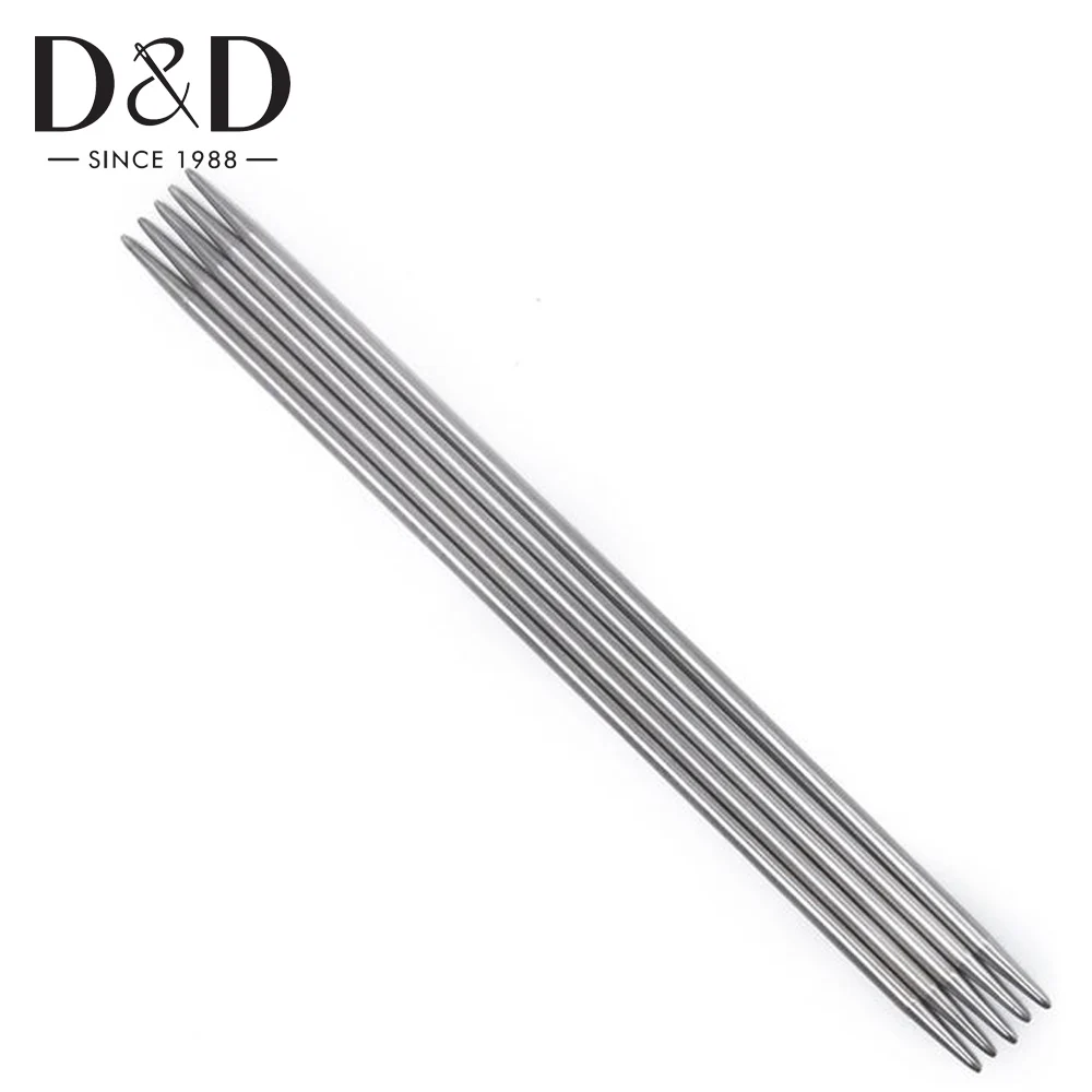 25pcs Stainless Steel Straight knitting needles Double Pointed Crochet Hooks Knitting Needles Set DIY Tools | Дом и сад
