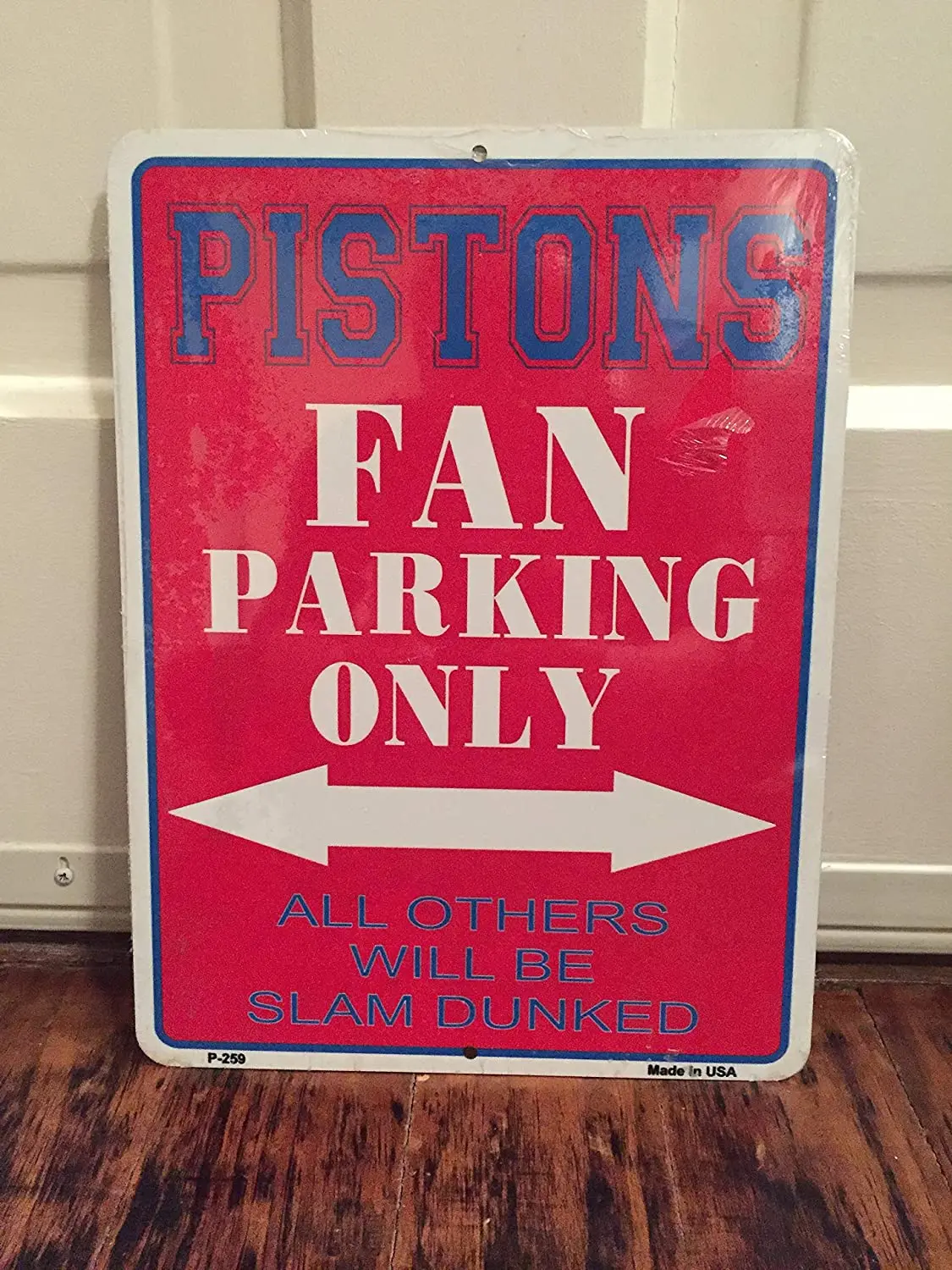 

Diuangfoong Pistons Fans Parking Only Reproduction Metal Sign 12" x 8"