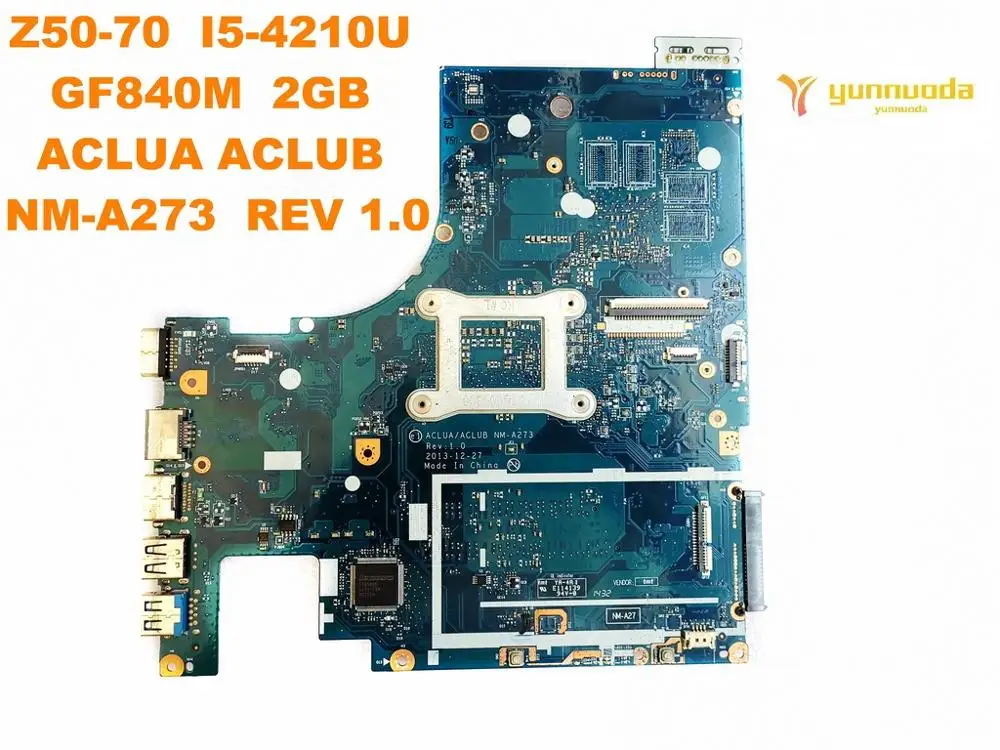 Оригинальный Для Lenovo Z50 70 Материнская плата ноутбука I5 4210U GF840M 2 Гб ACLUA ACLUB NM A273 REV 1 0