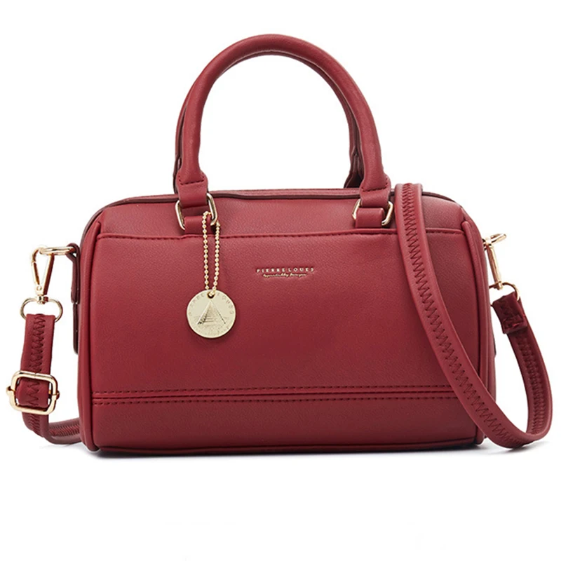 Брендовая мини сумка через плечо в стиле Бостона женские мягкие кожаные сумки