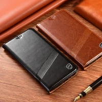 retro genuine leather case cover for xiaomi redmi note 5 6 7 8 8t 9 9s pro magnetic phone flip cover