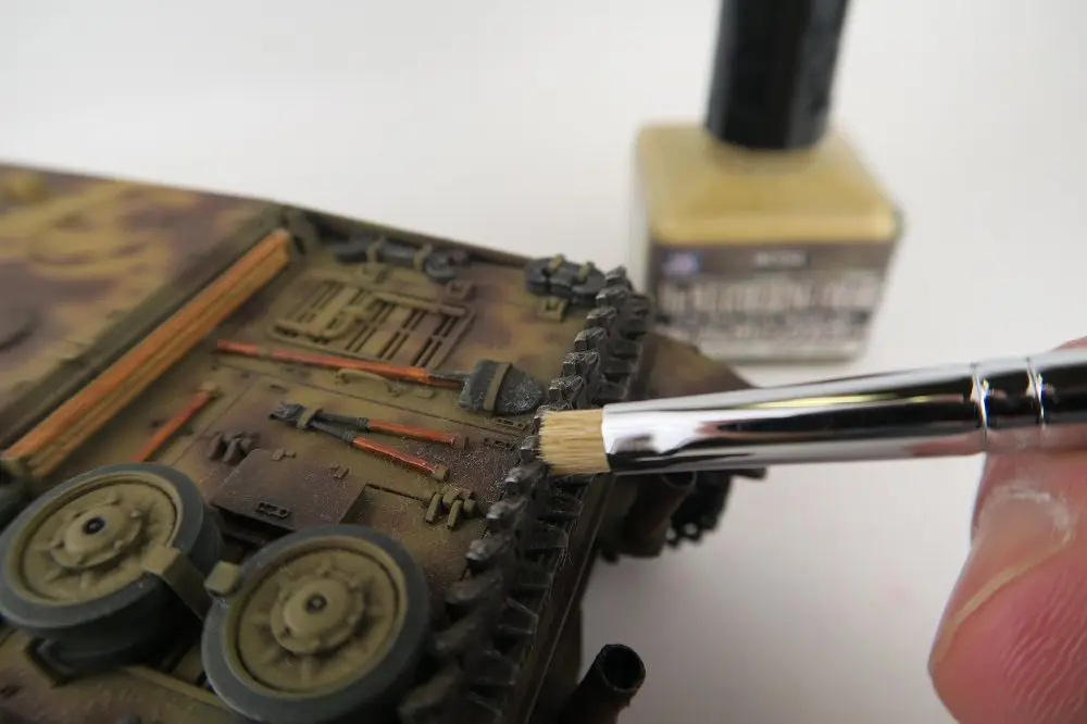 GSI Creos Mr. Hobby MB31 г-н выветривания кисти набор мягкий(большая и маленькая кисть) Инструменты для изготовления моделей