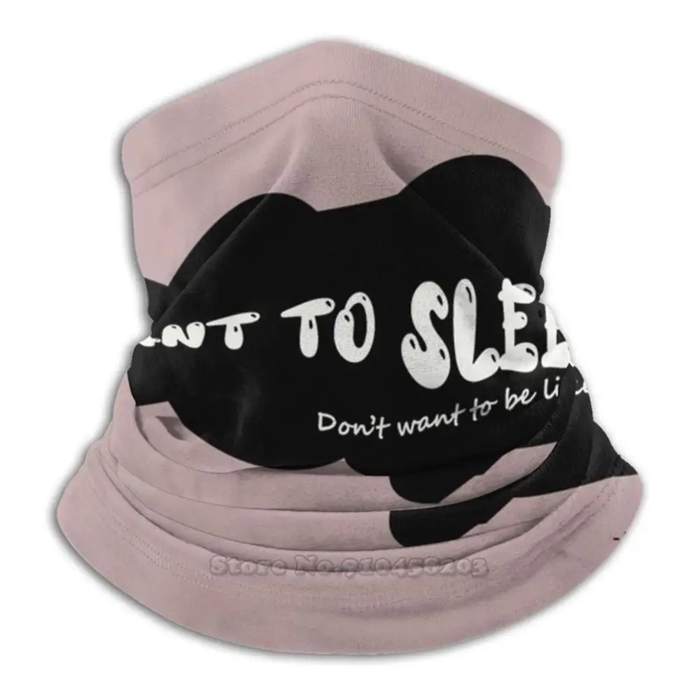 

Insomnians Microfiber Neck Warmer Bandana Scarf Face Mask Insomnia Sleep Night Fantasy Inception Relax Bedtime Depression