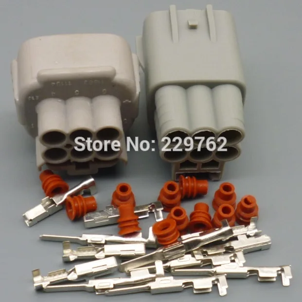 shhworldsea 6 Pin 2.2mm TS Accelerator Pedal Automotive Connector Female Male plug For Toyota 6188-0175 6189-0323