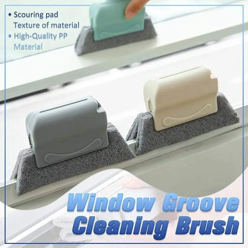 

Window Groove Cleaning Brush Bathroom Products Windows Slot Cleaner Cloth Useful Things For Home Kitchen Supplies Cleaning Tool