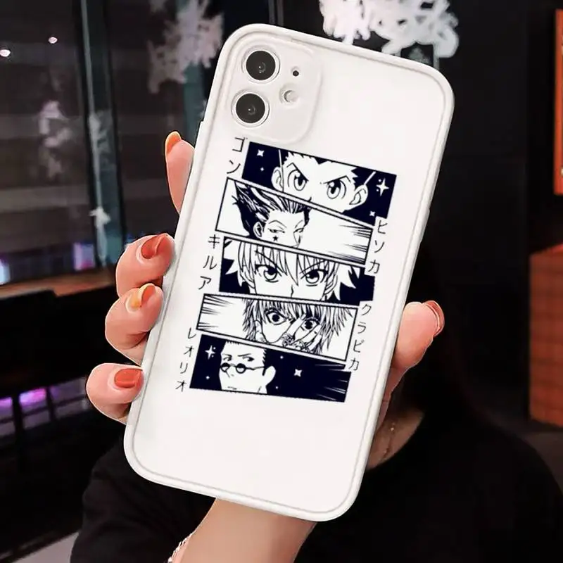 

Hunter X Hunter Killua Zoldyck Phone Cases Matte transparent For White iPhone 12 Mini 11 Pro XR XS Max 7 8 Plus X Back Cover