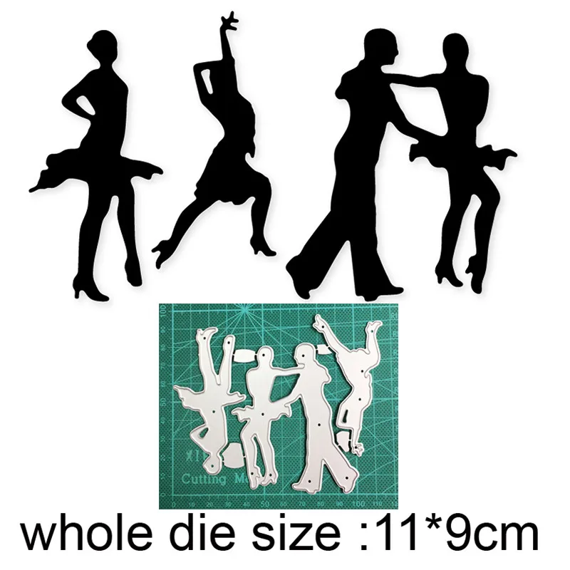 

Cutting dies Couple Ballet Metal Cutting Dies for DIY Scrapbooking Paper and Card Making Decorative Embossing Die Cut Craft dies