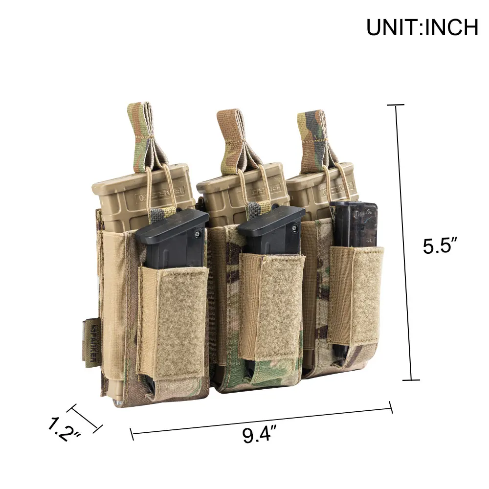 Отличные Элитные Тактические тройные сумки для журналов военная сумка с зажимом