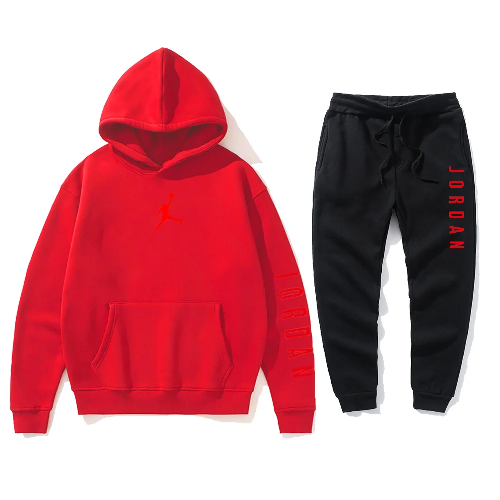 

Hot Brand Clothing Men's Fashion Sportswear Suits Ladies Hoodies Sweatshirts JORDAN 23 Clothes + Pants Men's Casual Wear Suits
