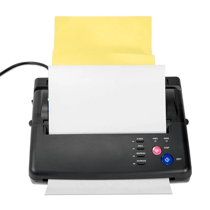 

Q1QD Black Tattoo Transfer Copier Printer Machine Thermal Stencil Paper Maker