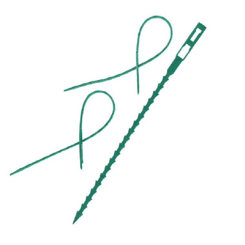 

Reusable Fishbone Plant Belt Ties Green Plastic Garden Landscape Cable Band Tools Practical Convenient Hoem Gardening Supplies