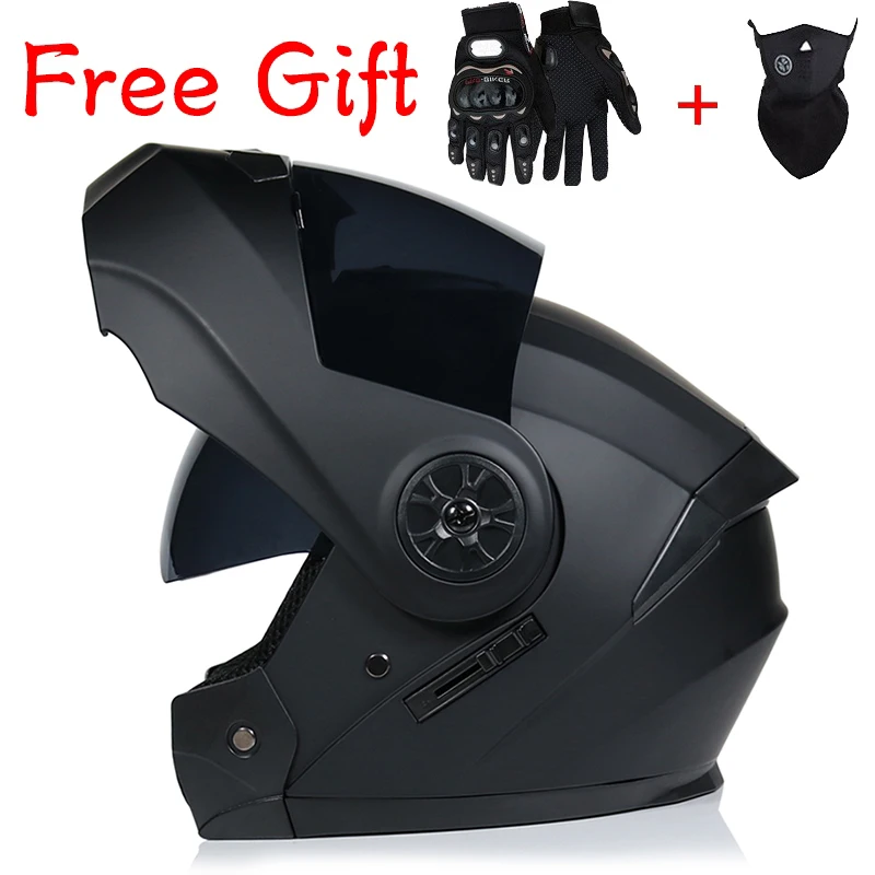 Мотоциклетный шлем с модульной кепкой, двойным внутренним затемненным визором, безопасностью, соответствующей стандарту DOT, гоночный VIRTUE-903. Новинка 2018 года и далее.