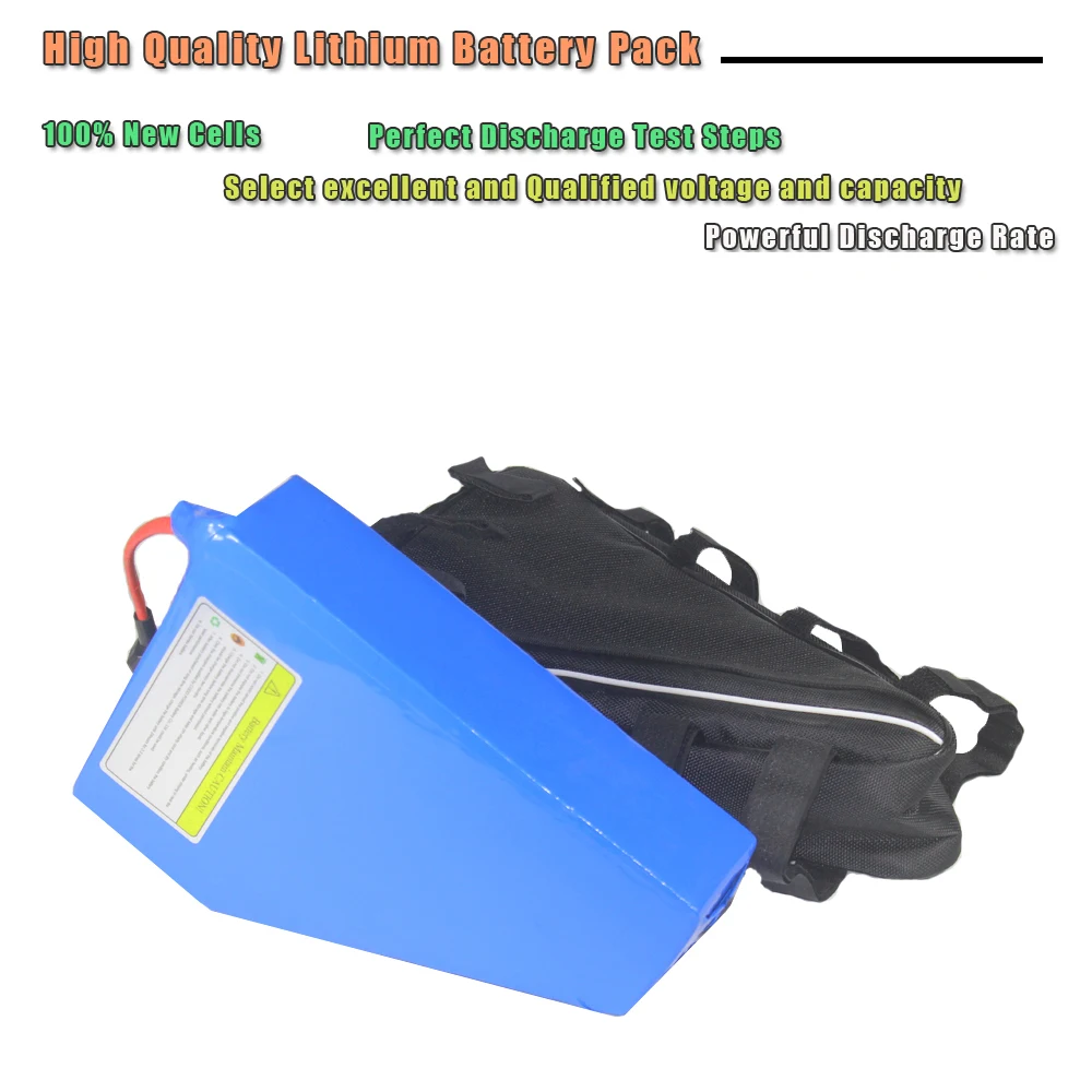 Электрический треугольный Аккумулятор для электровелосипеда Bafang TSDZ2 52 В 60 в 72 20