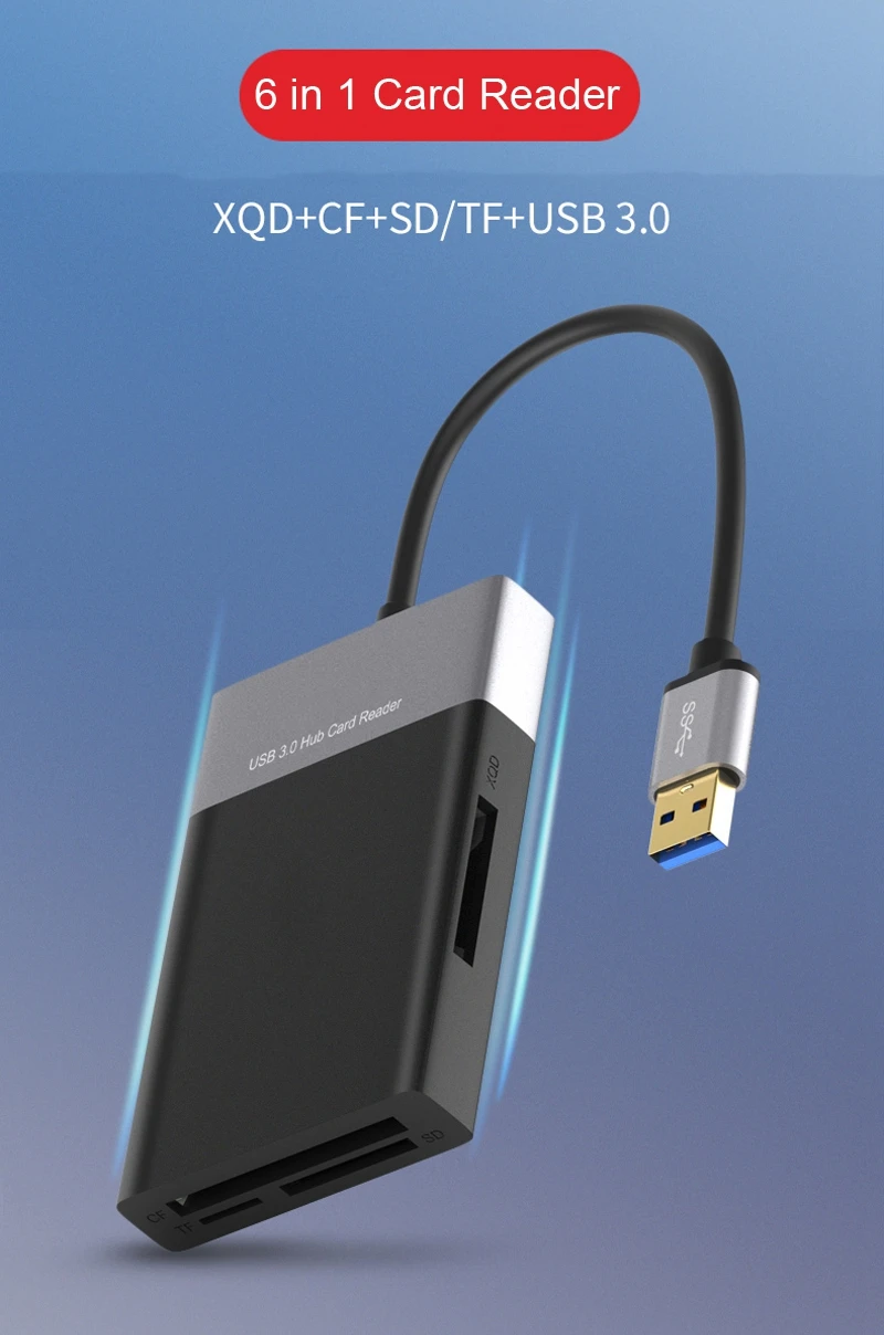 USB 3 0 кард ридер SD SDHC MicroSD TF CF USB3.0 U флэш диск OTG карта адаптер для Macbook Dell ASUS samsung