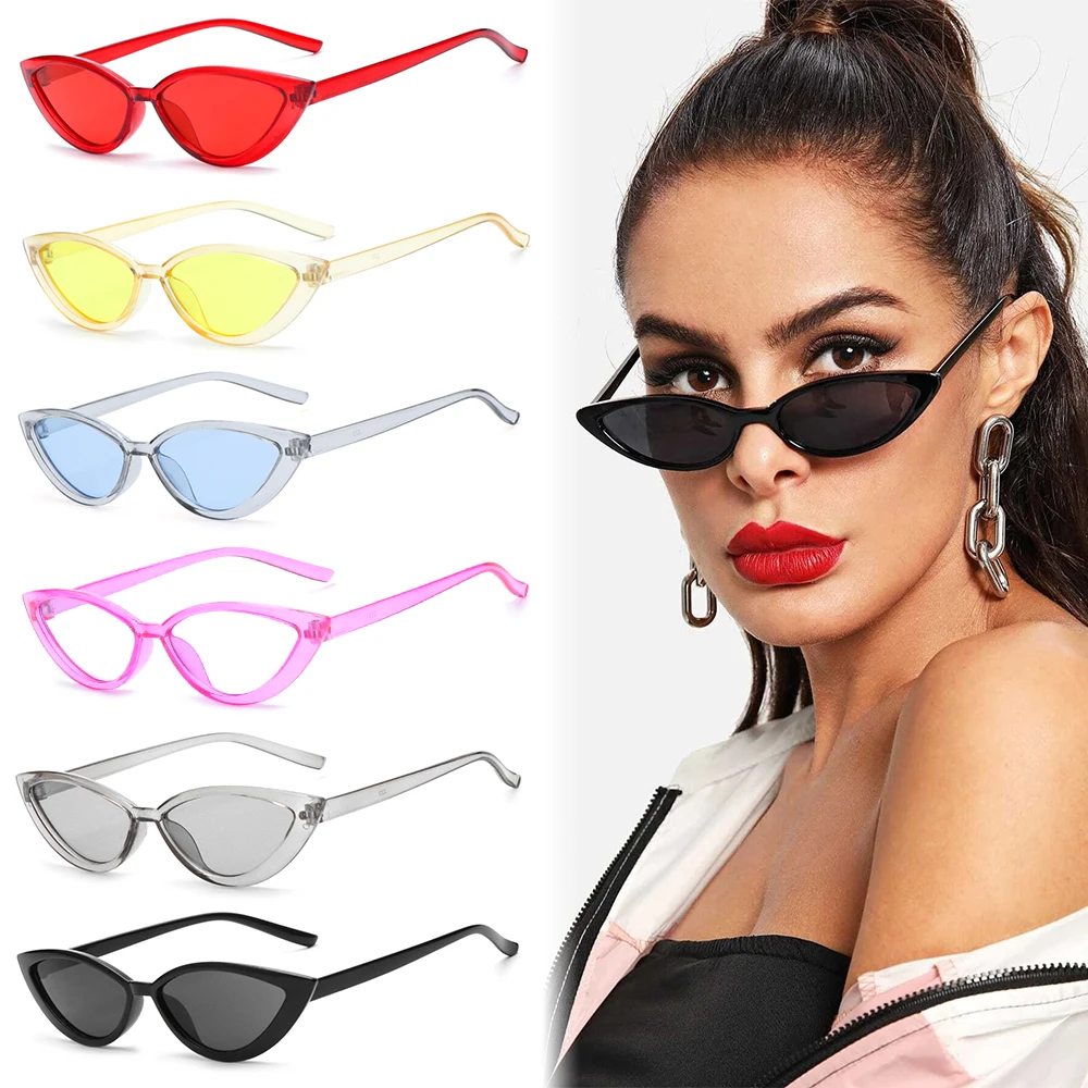 

2021 New Sexy Cat Eye Sunglasses Fashion Retro Small Frame Sun Glasses Ladies Summer Shades Trending Streetwear Eyewear UV400