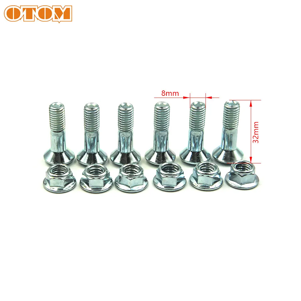 OTOM Motocross 52T Задняя звездочка 7075 алюминиевая цепная пластина винты гайка комплект