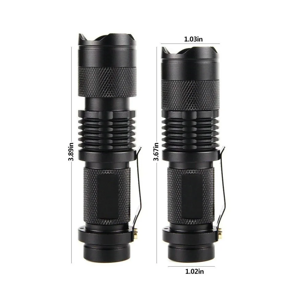 .Flashlight Ultra Bright Lantern Waterproof 3 Modes Small Aluminum Flashlight Torch Adjustable Focus Zoom Light Lamp | Спорт и
