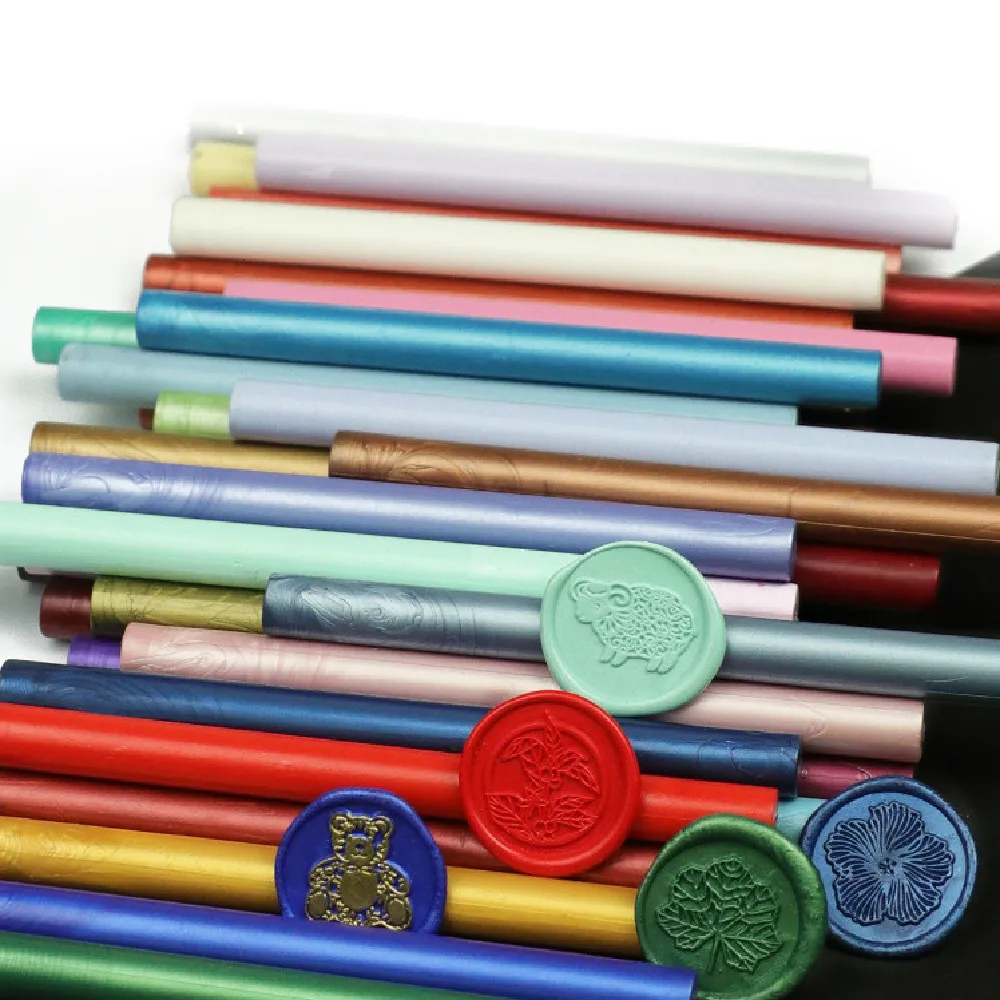 Восковые штампы для сургучной печати цилиндрические почты писем 10 шт. | Дом и сад