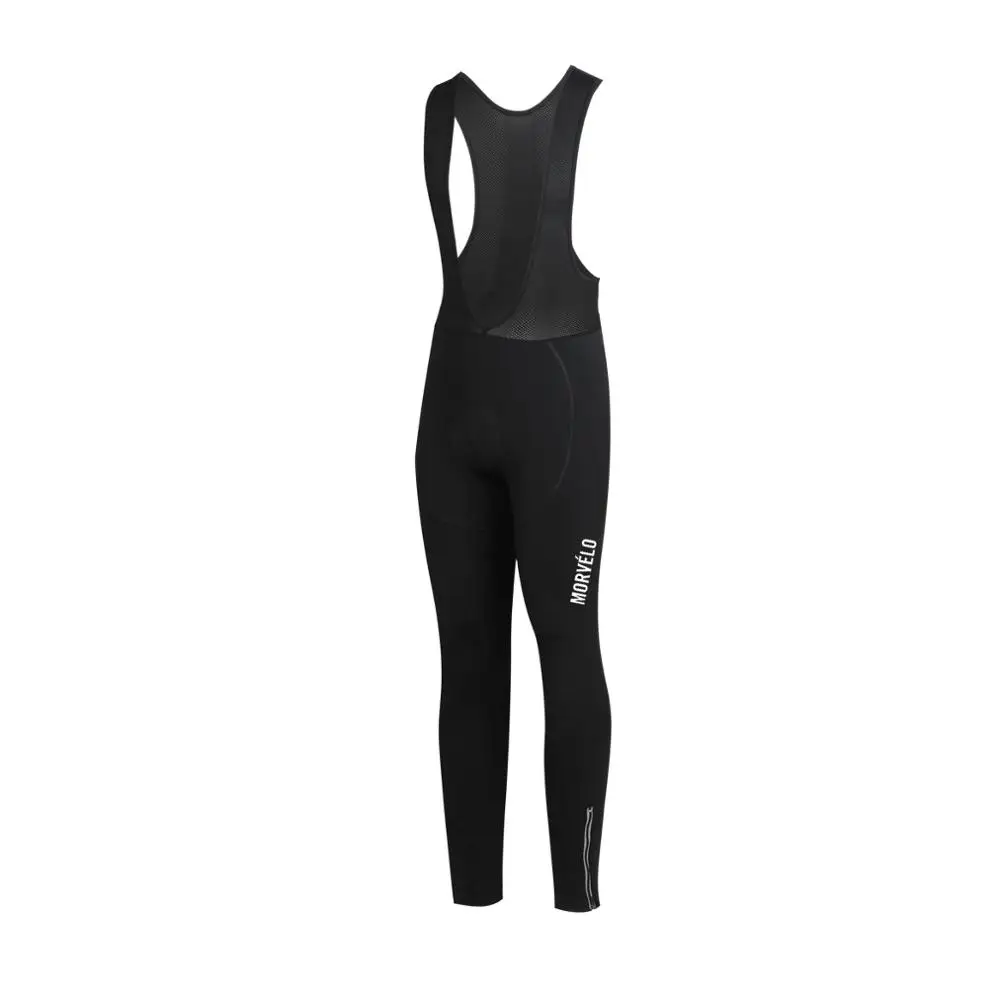 bib pants Новинка! Зимний теплый флисовый велотренажер и комбинезон для велоспорта, набор для езды на горном велосипеде с 4D гелевой подкладкой - Цвет: bib pants