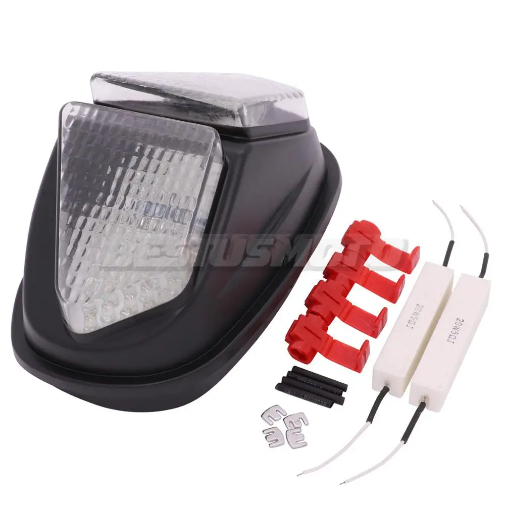 Задний фонарь для мотоцикла Тормозные Сигналы поворота встросветильник онарь