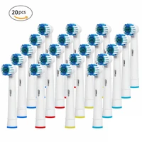 20pcs4pcs replacement toothbrush heads electric brush fit for oral b braun models power triumph precision clean