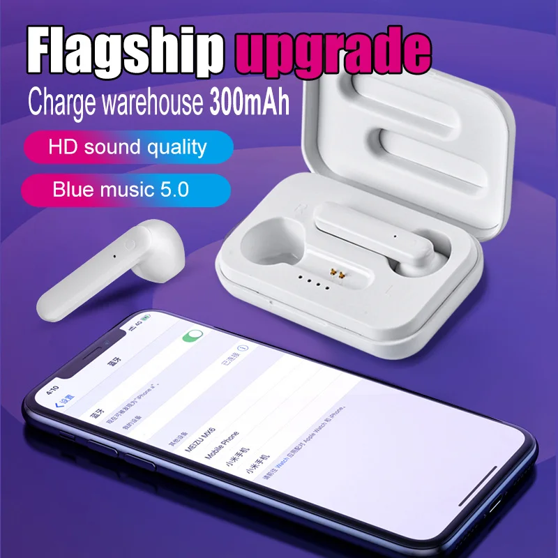 X12 умные bluetooth-наушники TWS беспроводные наушники спортивные для xiao mi oppo huawei |