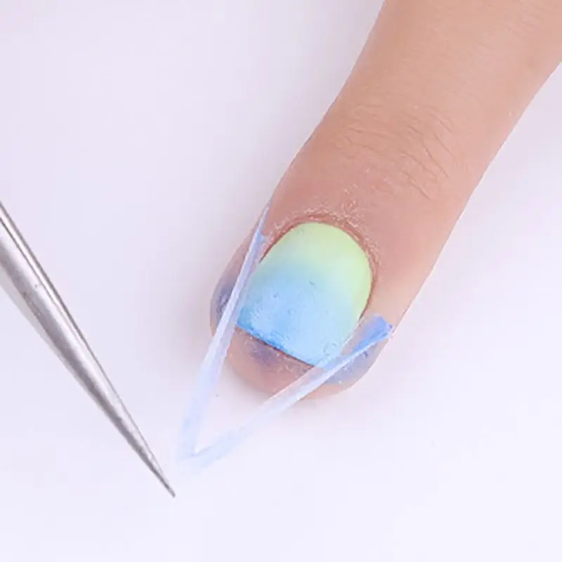 Лак для ногтей с защитой краев устойчивый к протечкам клей быстросохнущая