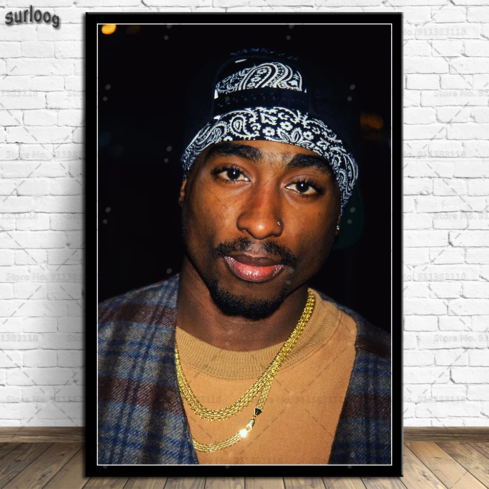 Плакаты и принты Tupac Shakur 2PAC настенные художественные картины с принтом в виде