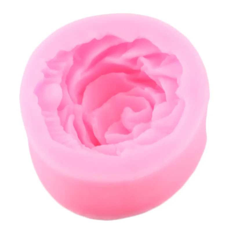 Силиконовая форма для мыла 3D цветок роза помадка торта капкейков конфет