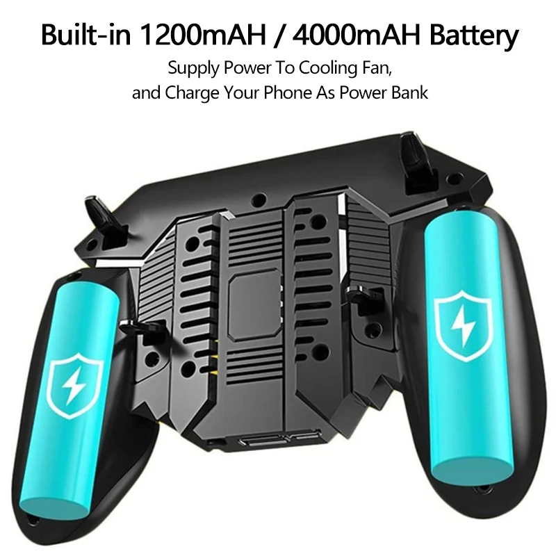 6 пальчиковых триггеров Pubg охлаждающий кулер для мобильного телефона игровой