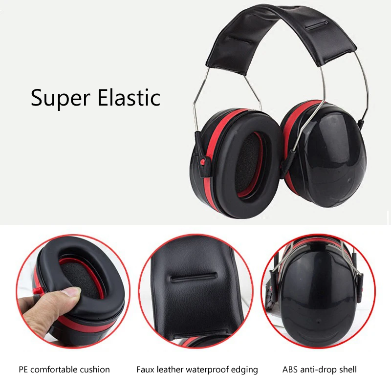

2021Professional Foldable Earmuffs Earphone Noise Redution Anti-noise Ear Muff Hearing Protection Soundproof Shooting Work Study