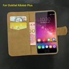 6 Цвета Oukitel K6000 плюс Чехол кожаный чехол-книжка в винтажном стиле Роскошные мульти-Функция Oukitel K6000 плюс Чехол с Отделом для карт для телефона