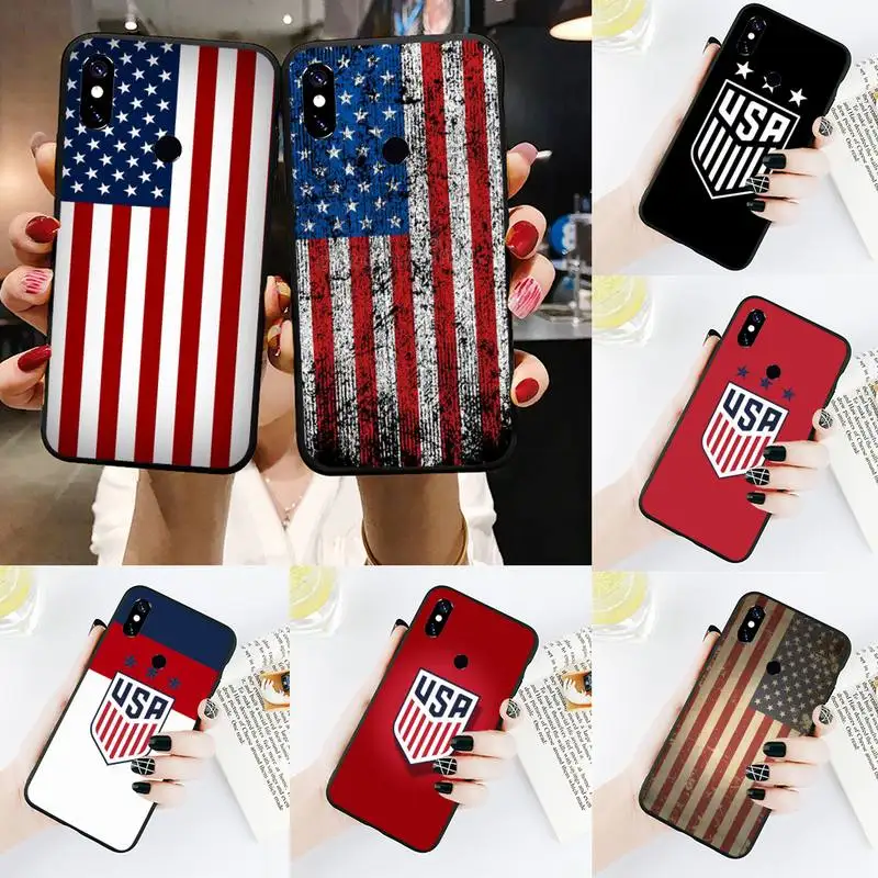 

American USA National flag Phone Case For Xiaomi Redmi note 7 8 9 11 t s 10 A pro lite funda shell coque cover