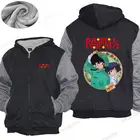 Хлопковое теплое пальто, мужские зимние топы на молнии, аниме Ranma 1 2 V2, Рига, японская манга, Постер, 1989 реальные