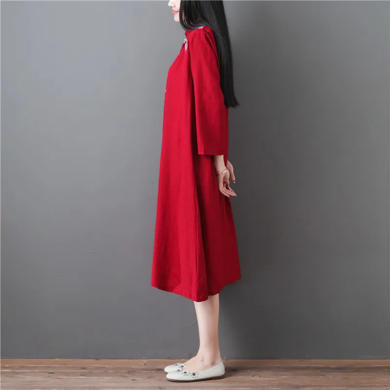 Три четверти рукава юбка с низом по косой и оборками традиционная китайская