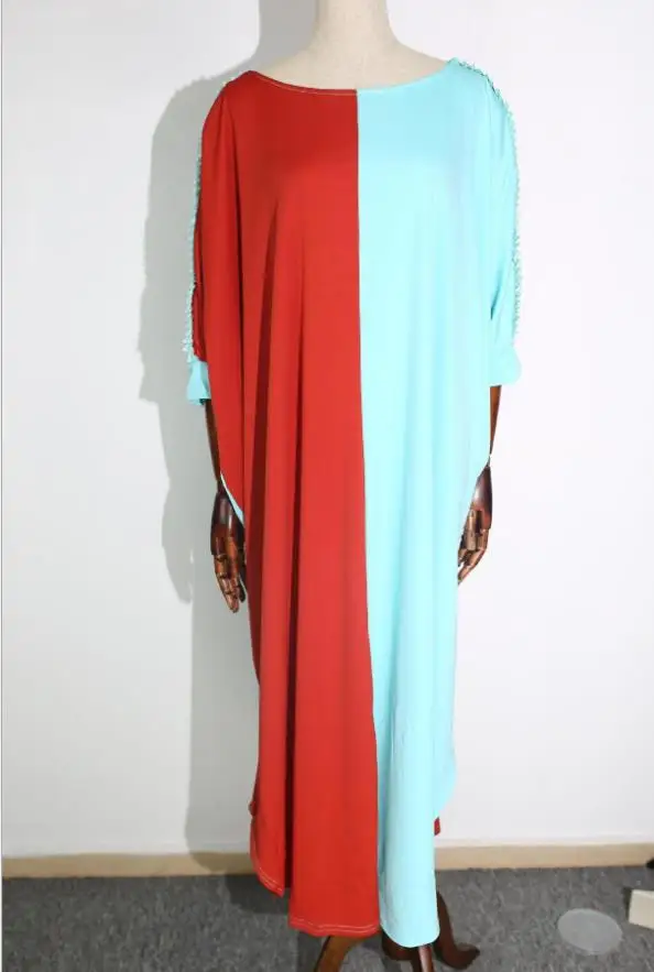 Бургундия Супер размер стиль африканская женская одежда Дашики модный принт ткань платье размер L XL XXL 3XL - Цвет: Бургундия