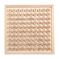 wooden math learning toy montessori hundred counting board game1 to 100 consecutive numbers for kids early learning gift