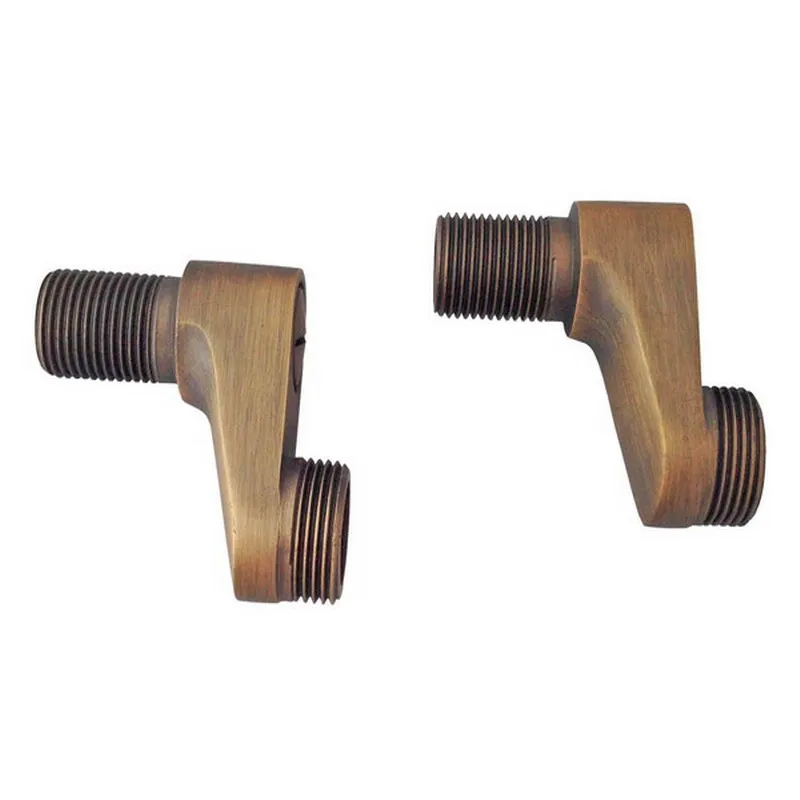 Античный латунный настенный кран для ванны и душа Регулируемый адаптер