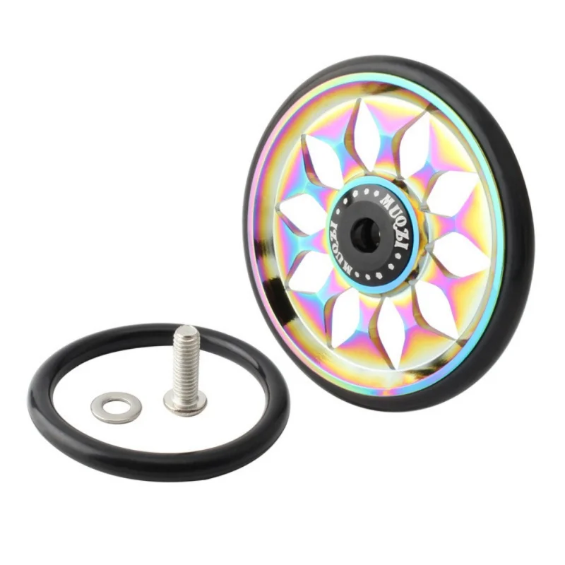 

Bicycle Easy Wheels For Brompton Folding Bike Lightweight Aluminum Alloy Portable Push Assist Rear Cargo Rack Parts