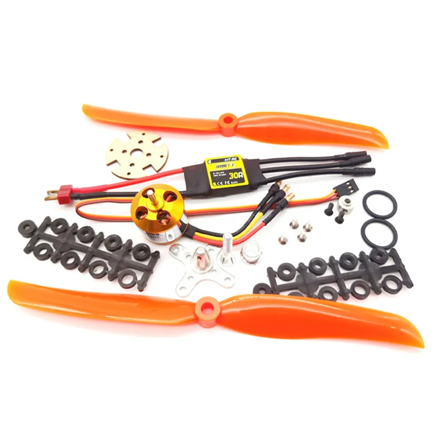 Комплект питания для дрона Htirc Bumblebee A2212 1400kv 1000kv 950kv бесщеточный двигатель + 30A Brushless