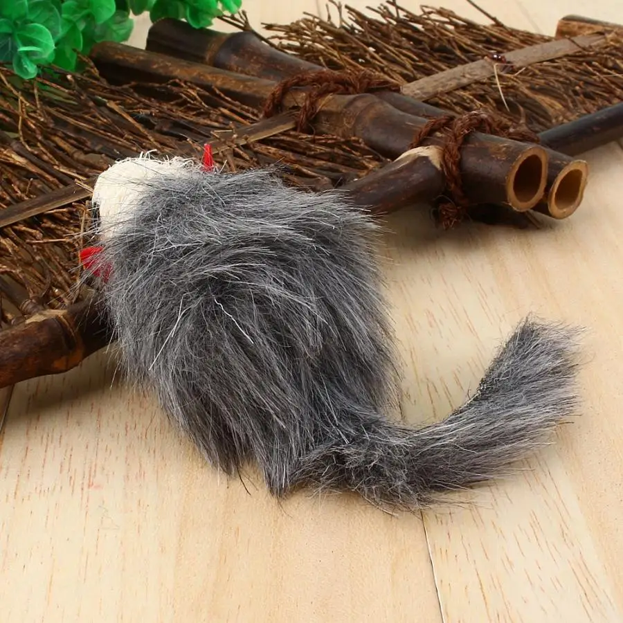 High Quality Pet Cat Toy Mouse Shape Fur Rabbit Mouse Cat Toy Catnip Pet Toys Best Gift cat supplies